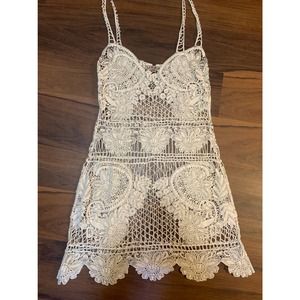 For Love And Lemons Lace Swinsuit Cover Dress